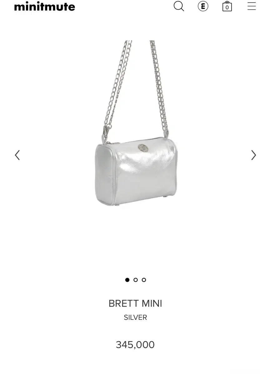 미닛뮤트 minitute BRETT MINI SILVER | 브랜드 중고거래 플랫폼, 번개장터